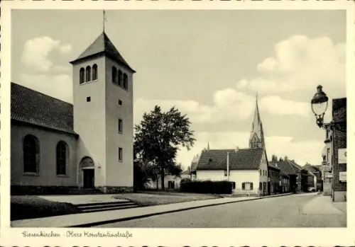 Ak Giesenkirchen Mönchengladbach am Niederrhein, Obere Konstantinstraße