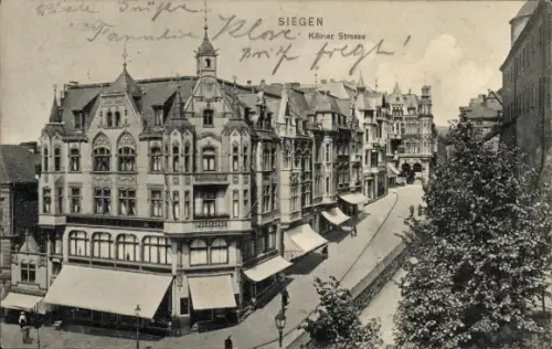 Ak Siegen in Westfalen, Kölner Straße