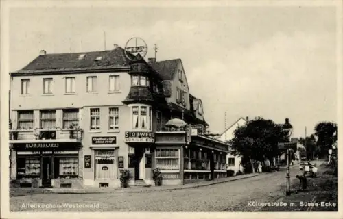 Ak Altenkirchen im Westerwald, Kölner Straße mit Süsse Ecke