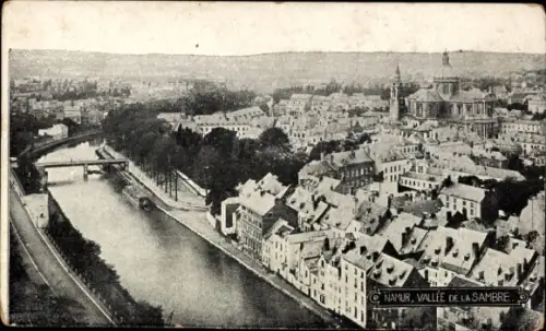 Ak Namur Wallonien, Gesamtansicht