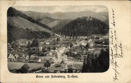 Ak Hohenberg in Niederösterreich, Gesamtansicht