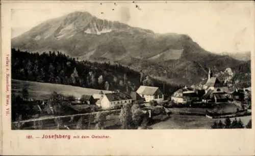 Ak Niederösterreich, Josefsberg mit dem Oetscher