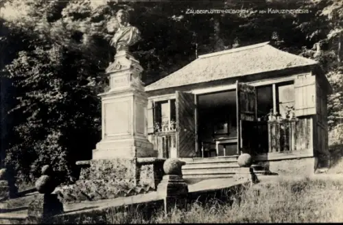 Ak Salzburg in Österreich, Zauberflötenhäuschen auf dem Kapuzinerberg