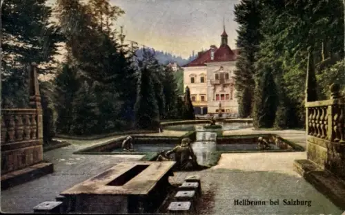 Ak Salzburg in Österreich, Hellbrunn