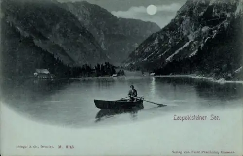 Mondschein Ak Eisenerz Steiermark, Leopoldsteiner See