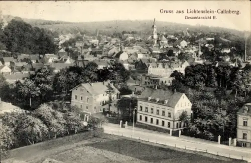 Ak Lichtenstein Callnberg Sachsen, Gesamtansicht