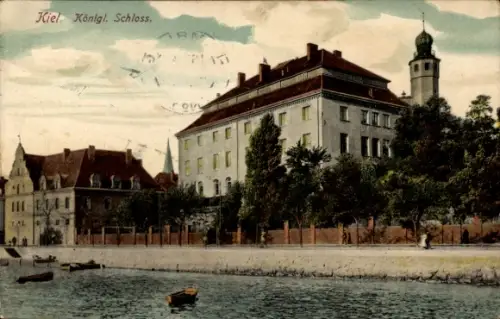 Ak Kiel,  Königl. Schloss