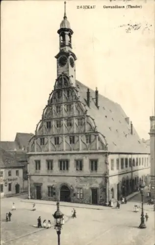 Ak Zwickau in Sachsen, ZWICKAU, Gewandhaus (Theater)