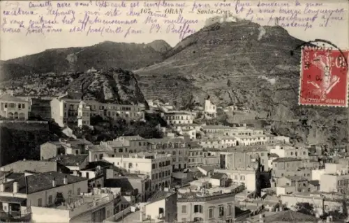 Ak Oran Algerien, Santa Cruz, Panorama