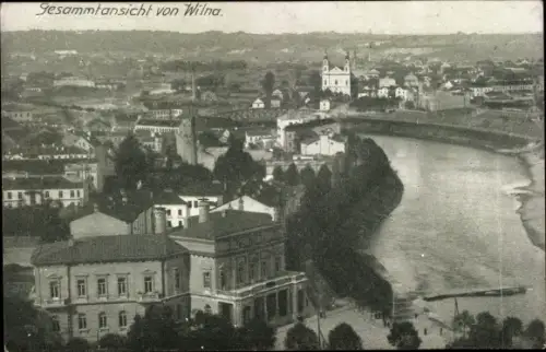 Ak Vilnius Wilna Litauen, Gesamtansicht