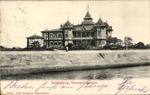 Ak Hälsingborg Helsingborg Schweden,  Strandpaviljongen
