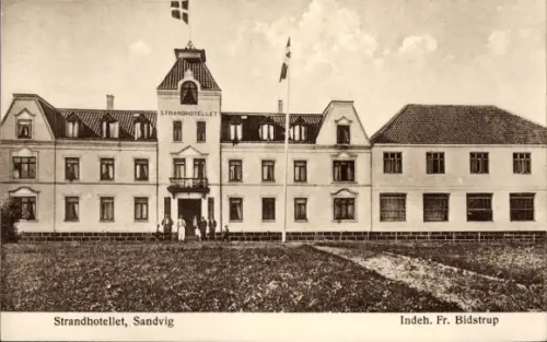 Ak Sandvig Bornholm Dänemark, Strandhotel