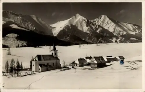 Ak Vysoké Tatry Hohe Tatra Slowakei, Dorf, Kirche, Zdiar