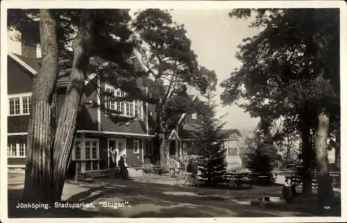Ak Jönköping Schweden, Stadtpark Stugan