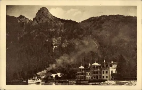 Ak Weißenbach Steinbach am Attersee Oberösterreich, Gesamtansicht