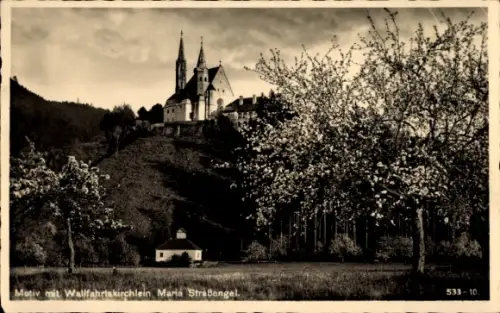 Ak Gratwein Straßengel Steiermark, Wallfahrtskirche Maria Straßengel