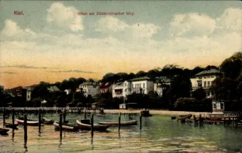 Ak Düsternbrook Kiel,  Villen am Düsternbrooker Weg