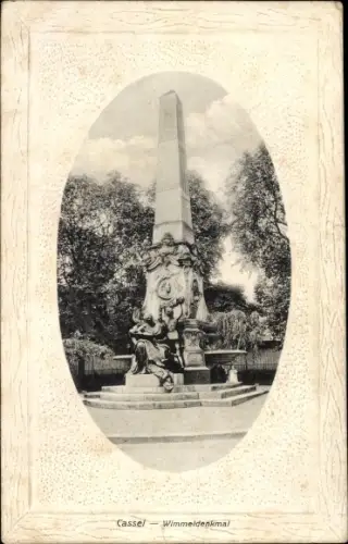 Präge Ak Kassel in Hessen, Wimmeldenkmal