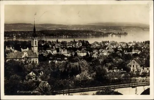 Ak Emmishofen Kt. Thurgau, Panorama vom Ort