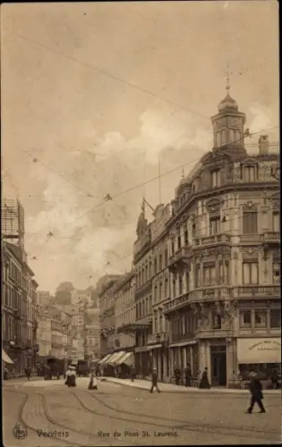 Ak Verviers Wallonien Lüttich, Rue du Pont St. Laurent
