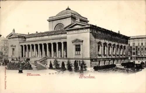 Ak Wrocław Breslau Schlesien, Museum