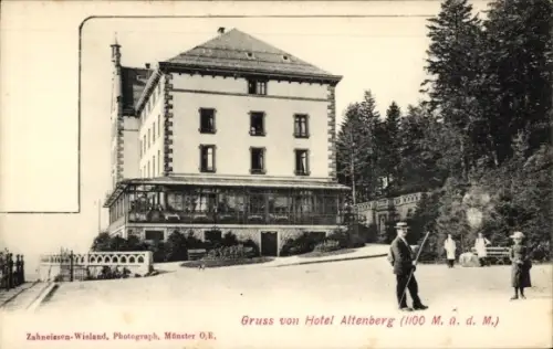 Ak Munster Münster Elsaß Elsass Haut Rhin, Hotel Altenberg