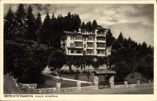 Ak Berchtesgaden in Oberbayern, Haus Minerva