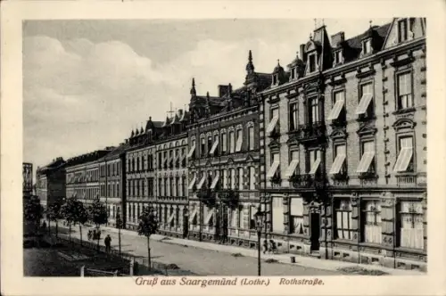 Ak Sarreguemines Saargemünd Lothringen Moselle, Rothstraße