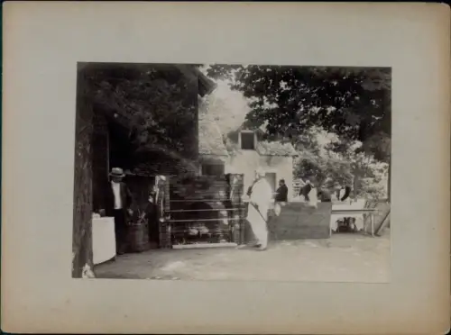 Foto Versailles Yvelines, Haus, Menschen, Fest 1901