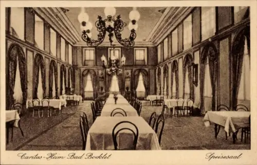 Ak Bad Bocklet in Unterfranken, Caritas-Heim, Speisesaal