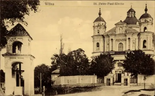 Ak Vilnius Wilna Litauen, Sankt Peter-Paul-Kirche