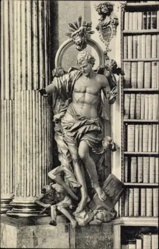 Ak Admont Steiermark, Stiftsbibliothek, Die vier letzten Dinge, Gericht