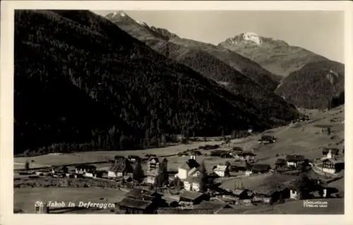 Ak Sankt Jakob in Defereggen Tirol, Gesamtansicht