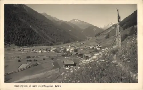 Ak Sankt Jakob in Defereggen Tirol, Gesamtansicht