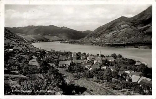 Ak Schwallenbach Spitz in Niederösterreich, Gesamtansicht