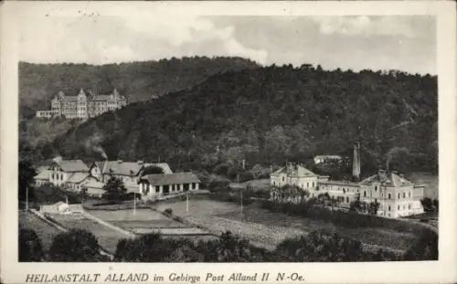 Ak Alland im Gebirge Niederösterreich, Heilanstalt