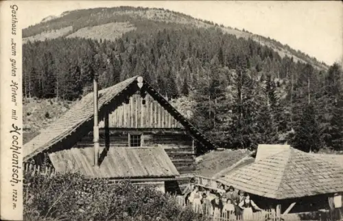 Ak Sankt Erhard Breitenau am Hochlantsch Steiermark, Gasthaus zum guten Hirten
