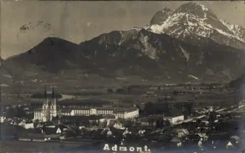 Foto Ak Admont Steiermark, Gesamtansicht