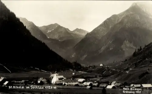 Ak Sankt Nikolai im Sölktal Steiermark, Gesamtansicht