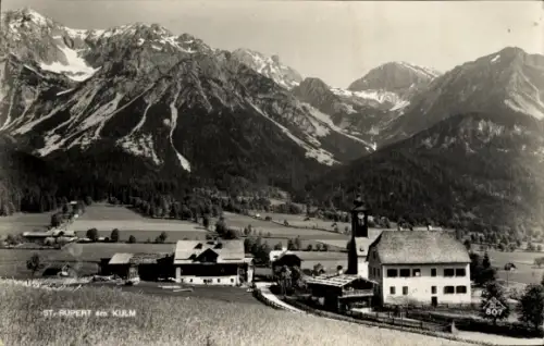 Ak St. Rupert am Kulm Steiermark, Ort mit Umgebung