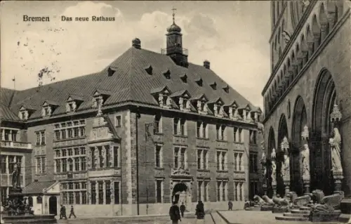 Ak Hansestadt Bremen,  Das neue Rathaus