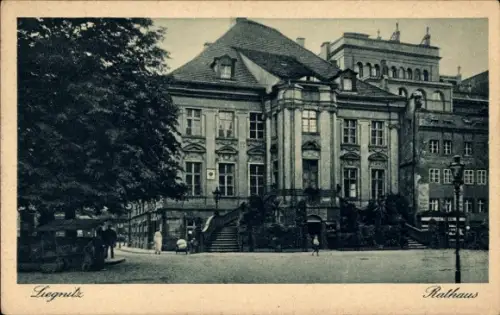 Ak Legnica Liegnitz Schlesien,  Rathaus