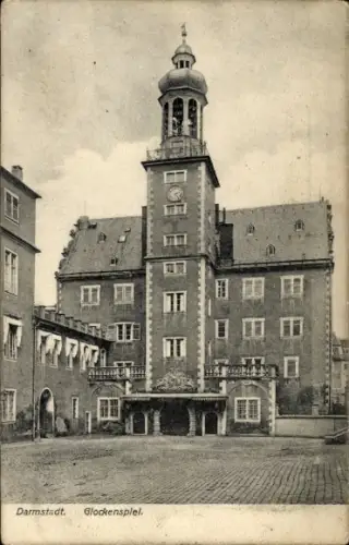 Ak Darmstadt in Hessen, Glockenspiel