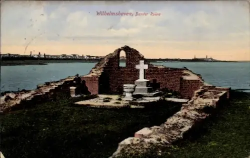 Ak Wilhelmshaven an der Nordsee, Banter Ruine, Kreuz