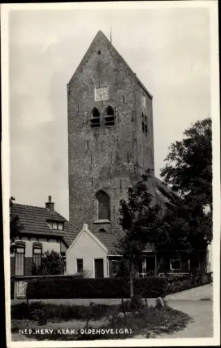 Foto Ak Oldehove Groningen Niederlande, Ned. Herv. Kerk