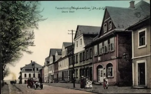 Ak Teuschnitz im Frankenwald, Obere Stadt