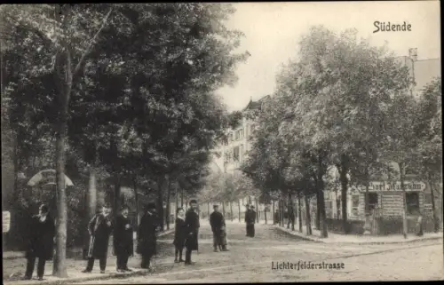 Ak Berlin Steglitz Südende, Lichterfelder Straße