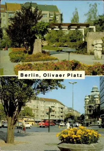 Ak Berlin Charlottenburg, Olivaer Platz
