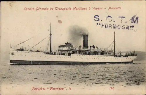 Ak Dampfschiff Formosa, SGTM