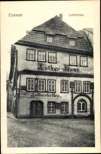 Ak Lutherstadt Eisenach in Thüringen, Lutherhaus, Lutherkeller